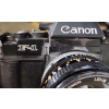 Image 3 : Canon F-1 Camera in Minolta Case, Lenses