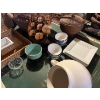 Image 3 : collection of baskets, miscellaneous bowls, serving trays and a little wooden ship