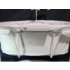 Image 2 : Like New Fisher Price Soothing Motions Bassinet with Crib Pad and Mobile - 38"W x 30"H x 21"D