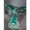 Image 3 : Decorative Glass Whale Tail 8 W, 4 D, 6.5 T 