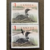 Image 4 : 2004 Canada Loon Commemorative Coin and Stamp Set in Wood Display Case