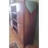 Image 2 : Vintage Wooden Display Cabinet (Contents Not Included; No Locks) w/ Table Runner -- 53W, 14D, 49T