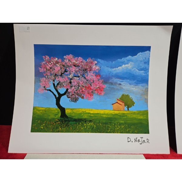 David Najar -  Rural Home 10"x12,5" & Emile Ballet Dans la Maturite des Bles 10"x10" 