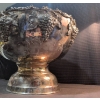 Image 8 : Silver Plated Pedestal Bowl with Grape Vine and Leaf Motif