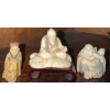 Image 2 : Antique Ivory/Bone Chinese Miniature Figures 3"tall