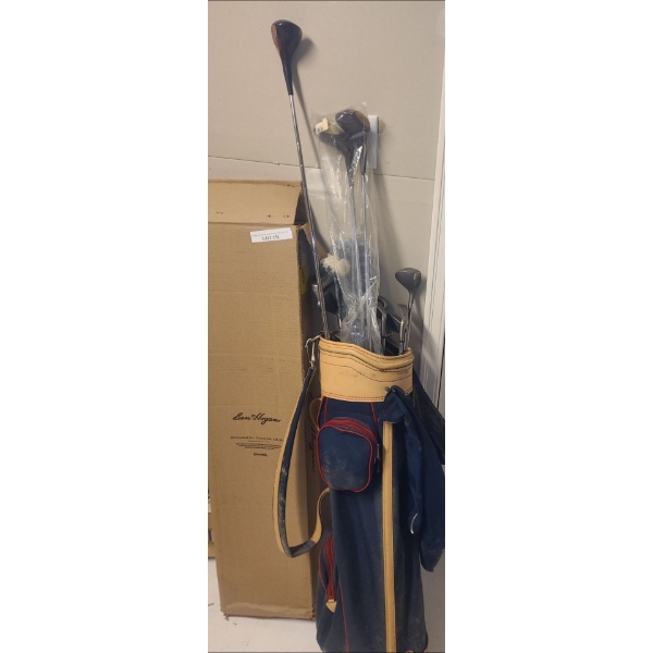 Variety of Right Handed Golf Clubs, Woods & Putters including Swinger, Daiwa, Grand Slam, Lamkin etc