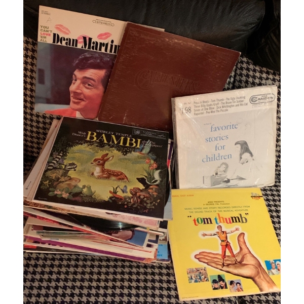 Children Themed + Various Artists Records Collection 3 - Bambi, The Carpenters, and More 