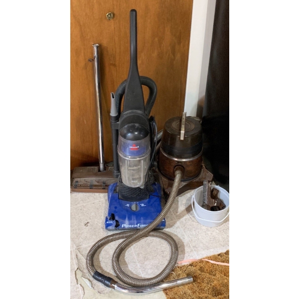 Rainbow Canister Vac w/ Bissel Powerforce Upright Vacuum 