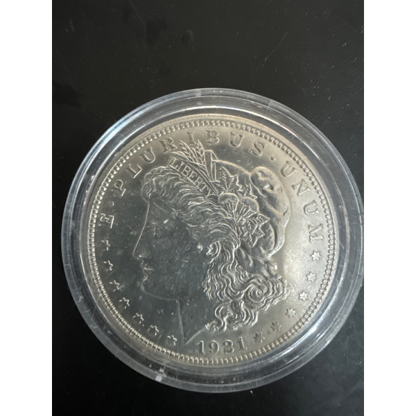 1921 D Morgan Dollar AU