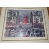 Image 4 : Paris: L'Arc de Triomphe and Le Moulin Rouge Prints 19 X 16, Framed Under Glass 