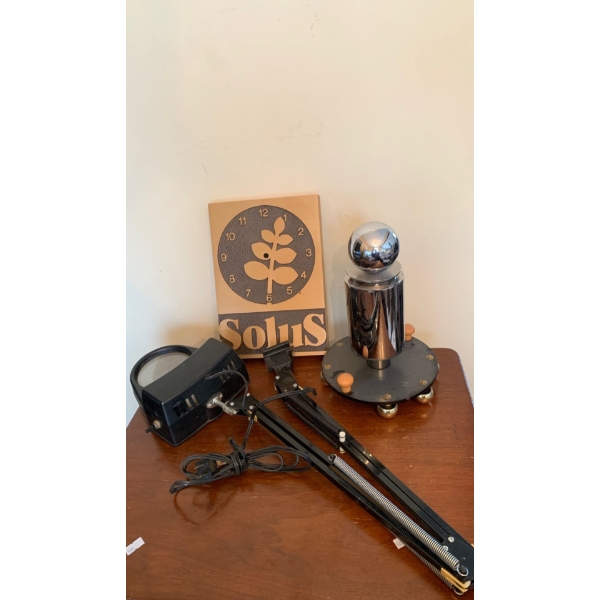 Assorted Tools & Gadgets - Solid Metal Clock