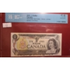Image 1 : Certified Bank of Canada 1973- $1 Bill BAX1142663- BC-46bA/ VF-30 Replacement 