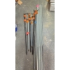 Image 2 : Pipe Clamps and Metal Pipes for Workshop Use