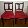 Image 1 : Stunning Edwardian Dining Chairs - Scottish Oak 29T