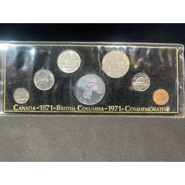 Canada BC 1971 Commemorative Coin Set