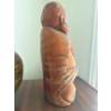 Image 4 : Oriental Decor - Wooden Carved Buddah (15T) , Vase (Some Chipping)