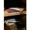 Image 7 :  Large cabinet full of grinders grinding wheels several packs of new grinding wheels drills several 