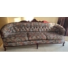 Image 1 : Lovely 3 Seater Floral Couch 93 w, 38 h, 31 d
