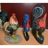 Image 1 : Collection of Chicken Decor Tallest 18 T, 11 L, Wood and Other