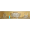 Image 4 : Two Shelves Of Crystal Collectibles  Bells, Candle Holders, Basket & More