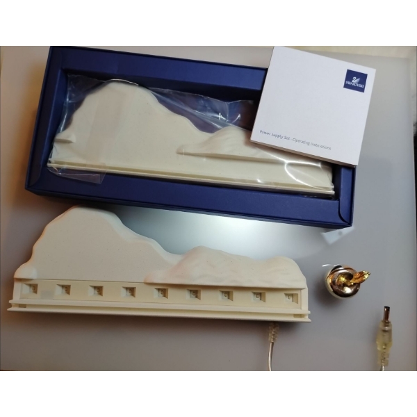 Swarovski Crystal Display Cases w/ Power Supply Set