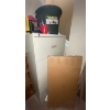 Image 1 : Brand New Alleby Desk (Needs Assembling) From Ikea W/ Office Set Up  File Cabinet And Large Tote Of 