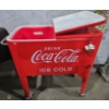 Image 6 : Coca-Cola Beverage Cooler on Wheels "Drink Coca-Cola Ice Cold"