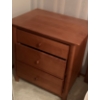 Image 1 : Cherry Oak Bedside Table 24x17x27