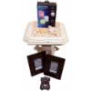 Image 1 : Home Decor Lot with Accent Table, LED Candles, Frames and Shells