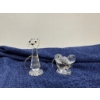 Image 1 : Swarovski Crystal Cat 3H and Mouse 1.75H