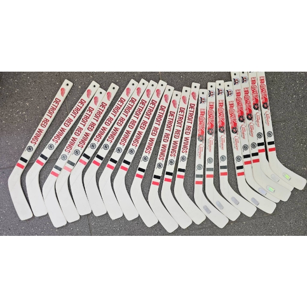 Detroit Red Wings Hockey Mini Sticks