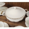 Image 3 : Royal Albert 'Val D'Or' 72-Piece Bone China Set with Gilded Accents