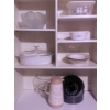 Image 2 : Two-Piece Wooden Kitchen Cabinet with Shelving and Storage