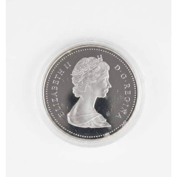 1988 Canada Dollar Coin Les Forges Du Saint-Maurice Ironworks