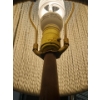 Image 9 : A Pair of Mid Century Stacked Sphere Table Lamps with String Shades- Tested