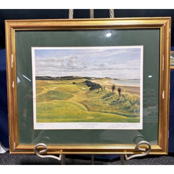 Graeme W Baxter "15th Portnarmock, Ireland" Signed Print 14Wx10H