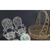Image 2 : Basket 9 X 7.5, 10 T, Tissue Box Holder 6 X 6, 6 T, Magnet Backed Birds/ Mini Pots and More!