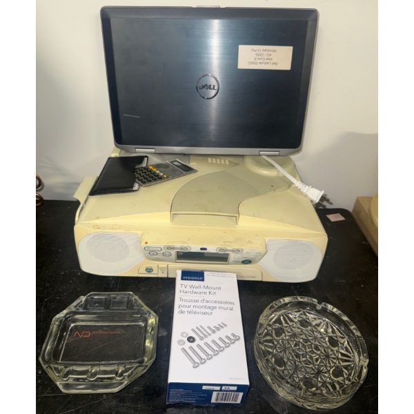 DELL Latitude E6420 w/ GE Spacemaker Under Cabinet Stereo CD AM/FM Radio & More