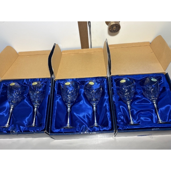 Collection Of Lead Crystal Glasses