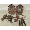 Image 1 : Two Cuckoo clocks (assembly and possible repairs required)