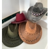 Image 1 : Assorted Western Outerwear - 4 Cowboy Hats Size 7.5