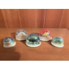 Image 1 : Five Souvenir Snow Globes Featuring Various Locations