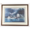 Image 1 : Limited Edition Print Titled "Pacific Belle, Bamfield BC By Canadian Maritime Artist Harry Heine