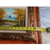Image 3 : Wooden Ornate Carved Framed Original Signed Paintings x2 -(Measurements in Pics)