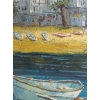 Image 2 : Beachfront Painting, Signed: Dikla, Framed, 30 X 26.5 