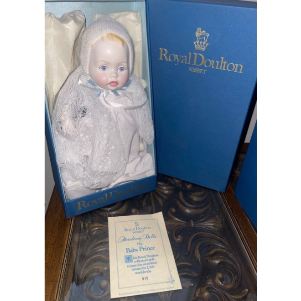 Boxed Royal Doulton Nisbet Heirloom "Baby Prince' 13T