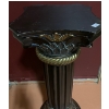 Image 2 : Decorative Pillar with Gold Accents 31 T, 12 Diameter Base 