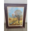 Image 1 : i. Stange Oil On Board Painting 25x32 In Mahogany Frame