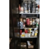 Image 1 : Metal Garage Cabinet 28 W, 12 D, 82 T w/ Contents Including: Oil Filters, Oil Filer Wrench and More!