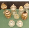Image 1 : 8 Assorted Glass and Metal Oil Lamps